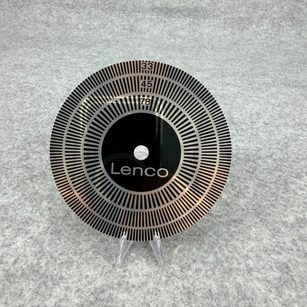 Lenco Turntable Stroboscope Disc 33 45 78 RPM Record Player Speed Checker